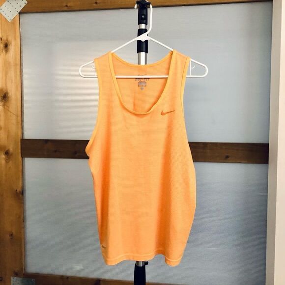 Nike Pro‎ Orange & Yellow Tank Top /Sz M - Picture 5 of 5